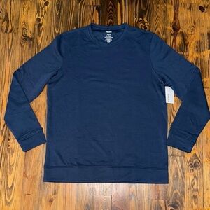 NWT Sonoma Men's Blue Crewneck Soft Sweater/Sleepwear Top